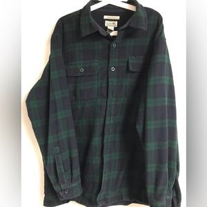 L.L. bean button up shirt jacket XL